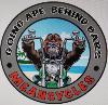 GOING APE BEHIND BARS STICKER 4.5