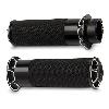 BEVELED FUSION GRIPS - BLACK