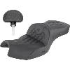 ROADSOFA LS LATTICE STITCHED HEATED SEAT W/DRIVER BACKREST FOR CHALLENGER
