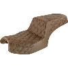 STEP UP SEAT - LATTICE STITCHED - BROWN FOR CHALLENGER 