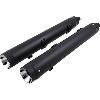 STOUT SLIP-ON MUFFLERS BLACK FOR INDIAN W/ LUGGAGE 