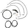 COMPLETE STAINLESS CABLE KIT FOR TOURING MODELS 17-19 W/ OUT ABS