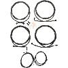 COMPLETE BLACK SMOKE CABLE KIT FOR TOURING MODELS 17-20 W/ ABS