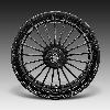 REPLICA RANGER / TURBINE FAT FRONT BLACK WHEEL