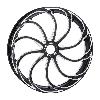 18 X 5.5 DRIFT FAT FRONT WHEEL (Includes hub)