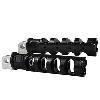 MUZZLE BRAKE FOLDING FOOTPEGS -BLACK