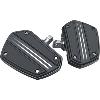 TWIN RAIL FLOORBOARDS WITH MALE ADAPTER - BLACK