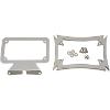 MALTESE LICENSE PLATE FRAME WITH BRACKET - CHROME