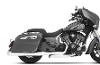 4 INCH SLIMLINE DUALS FULL SYSTEM WITH SLIP-ON MUFFLERS FOR INDIAN TOURING