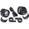 SPOTLIGHT W/ ENGINE GUARD MOUNT - BLACK