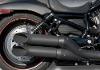 VRSC STREETFIGHTER EXHAUST TIPS & BAFFLE - FLAT BLACK