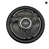 TORKER AIR CLEANER REPLACEMENT COVER ONLY IN GLOSS BLACK WITH MACHINED HIGHLIGHTS FOR ALL STEALTH APPLICATIONS