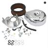 S&S® TEARDROP AIR CLEANER KIT FOR S&S® SUPER E & G CARBURETORS FOR 1993-'99 HD® BIG TWINS AND 1991-'03 SPORTSTER® MODELS.