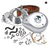 S&S® TEARDROP AIR CLEANER KIT FOR 2001-'17 HD® STOCK EFI BIG TWIN (EXCEPT THROTTLE BY WIRE AND CVO®) MODELS - CHROME