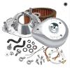 S&S® TEARDROP AIR CLEANER KIT FOR 1993-'06 HD® BIG TWINS WITH STOCK CV CARBURETORS - CHROME