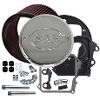 AIR CLEANER KIT WITH S&S® LOGO CHROME COVER FOR 2014-'20 INDIAN® TOURING MODELS WITH THUNDERSTROKE 111 ENGINES