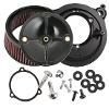 S&S® STEALTH AIR CLEANER KIT WITHOUT COVER FOR 2008 HD® TOURING MODELS WITH S&S® 70MM THROTTLE HOG THROTTLE BODY
