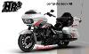 ROAD GLIDE LIMITED 2014-UP COMPLETE BODY KIT CANDY RED / SILVER HONEYCOMB FADE
