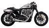 2-INTO-1 UPSWEEP EXHAUST SYSTEM - STAINLESS STEEL FOR SPORTSTER 04-13