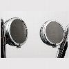 RUMBLE ROAD PREMIUM AMPLIFIED STEREO SPEAKERS WITH 1 INCH CLAMPS- CHROME 