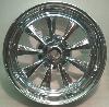 HONDA FURY MIMIC REAR WHEEL 18 X 8.5 FOR 240, 250 OR 260 REAR TIRE (CHROME)