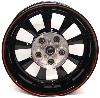 HONDA FURY MIMIC REAR WHEEL 18 X 8.5 FOR 240, 250 OR 260 REAR TIRE (BLACK W/RED STRPE)