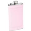 MAXAM 6 oz STAINLESS STEEL FLASK WITH PINK WRAP