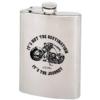 MAXAM 8 oz STAINLESS STEEL HIP FLASK WITH SCREW DOWN CAP 