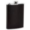 MAXAM 8oz STAINLESS STEEL FLASK WITH BLACK WRAP 