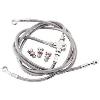 STAINLESS STEEL FINISH 3 BRAKE LINE KIT FOR SUZUKI M109 BLVD '06-'13