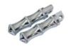 DRUID BILLET SET MALE MOUNT FOR HARLEY ONLY OR HIGHWAY PEGS FOR ALL BIKES (See description)