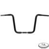 14 INCH BLACK APE HANGER W/ 8 INCH PULL BACK FOR THROTTLE BY WIRE 