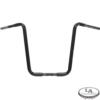 18 INCH BLACK APE HANGER W/ 8 INCH PULL BACK FOR THROTTLE BY WIRE 