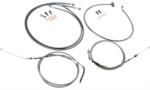 STAINLESS STEEL CABLE AND LINE KITS FOR 12-14 INCH HANDLEBAR (YAMAHA 1900 ROADLINER/ STRATOLINER 06-UP)