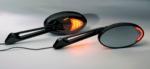 RIVCO CUSTOM LED LIGHTED TURN SIGNAL MIRRORS - BLACK