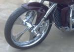 23" CUSTOM FRONT FENDER FOR M109R (INCLUDES MOUNTING BRACKETS)