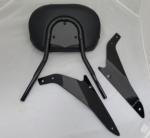 STANDARD BLACK ROUND SISSY BAR WITH PAD FOR M109R BOSS (02-7845B)
