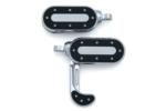 HEAVY INDUSTRY SWITCHBLADES PEGS WITH MALE ADAPTERS (CHROME)