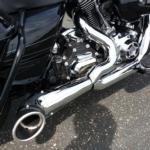 2 INTO 1 TURNOUT EXHAUST FOR M109R - CHROME