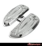 M STYLE CHROME FLOORBOARDS FOR M109R-DRIVER OR PASSENGER (PAIR)