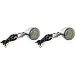 ProBeam UNIVERSAL LED DUAL COLOR CHROME TURN SIGNALS (WHITE RUNNING-AMBER TURN)