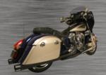 TRUE DUALS BLACKCHROME HEAD PIPES FOR INDIAN 2014-UP BAGGERS HARD AND SOFT (NO CHALLENGER) 