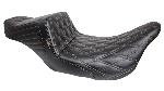 TAILWHIP SEAT - DOUBLE DIAMOND W/ CHESTNUT THREAD - BLACK - FL '08-'24