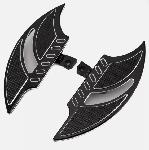 SHARK FLOORBOARDS FOR HONDA FURY- BLACK (PAIR) 