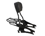 SHORT QUICK RELEASE BACKREST WITH LUGGAGE RACK FOR INDIAN