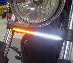 YAMAHA STRYKER FRONT LED DRL AND TURN SIGNAL BAR, '11-'14