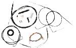BLACK VINYL COMPLETE CALE KIT FOR DYNA STREET BOB & SUPER GLIDE CUSTOM 07-11