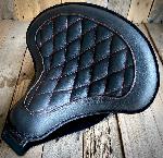 2022+ INDIAN CHIEF DARK HORSE SEAT SPRING KIT BLK DIAMOND RED STITCHED 15X14