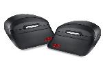 44L - LAMELLAR STALLION EXTRA LARGE INDIAN CHIEF DARKHORSE LEATHER COVERED MOTORCYCLE HARD SADDLEBAGS