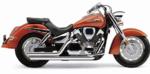 SPEEDSTER SLASH-DOWNS EXHAUST WITH POWERPORT FOR VTX 1300R 1300S 1300T Year: 2004 - 2009 (1831)